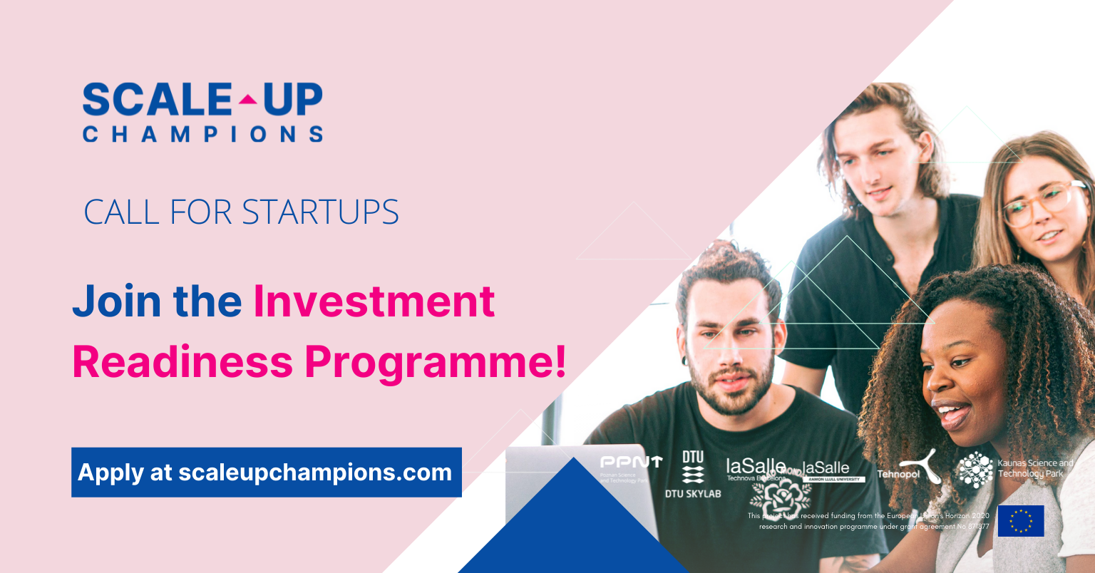 Apply Now: Scale-up Champions Investment Readiness Programme – STARTUP3